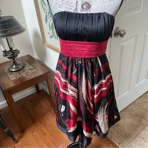 NWT Max and Cleo Strapless Dress - 6